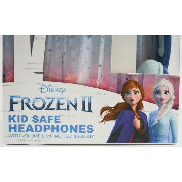 Disney Frozen 2 Kid Safe Headphones Adjustable Headband Soft Ear Cushion - Picture 2 of 9